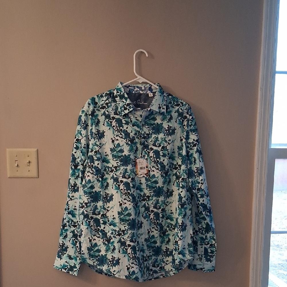 Robert Graham Miren XL Shirt  NWT